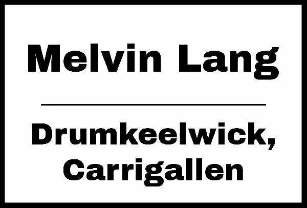 Melvin Lang